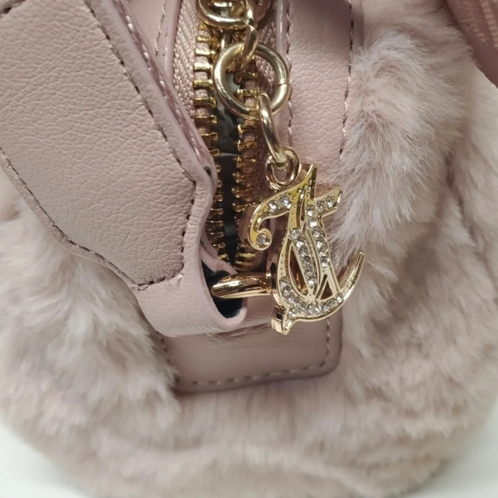 🩷▪️Juicy couture▪️ pink semi charmed dusty blush mini satchel coin